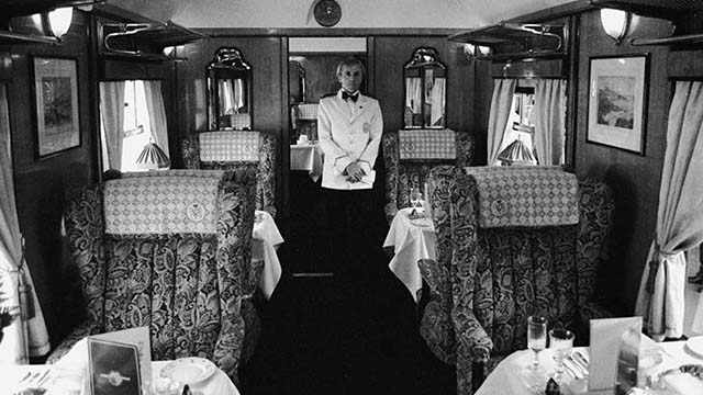 Intérieur de l'Orient Express